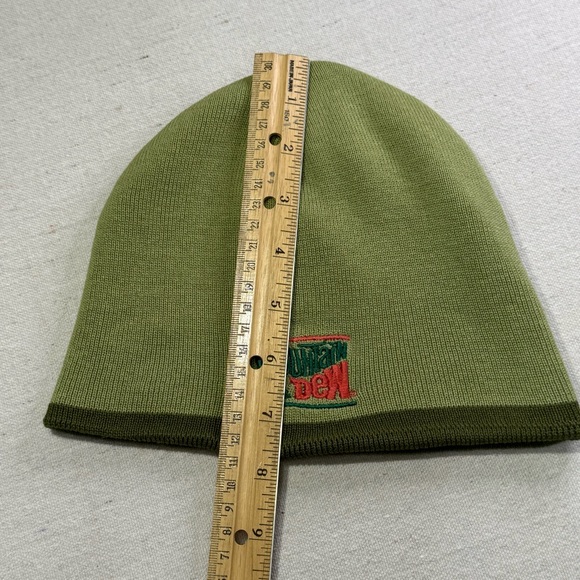 Mountain Dew branded beanie - embroidered logo on a green, knit cap, reversible - Picture 5 of 6